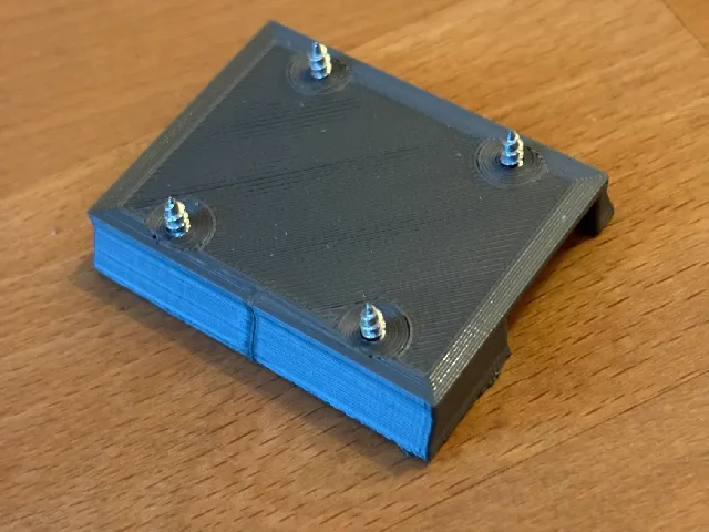 manfrotto mounting platte with screwholes