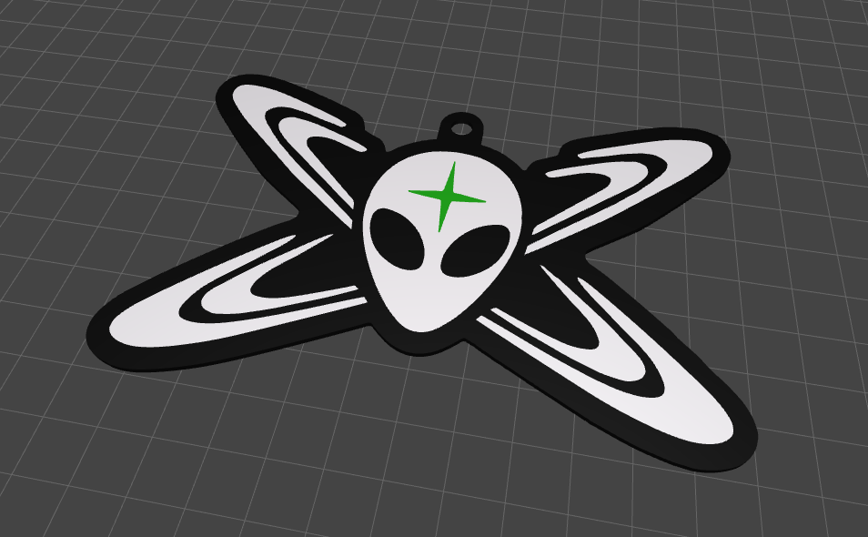 Area 53 Robotics Alien Keychain