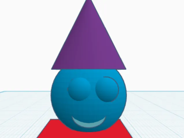 Dunce cap smile
