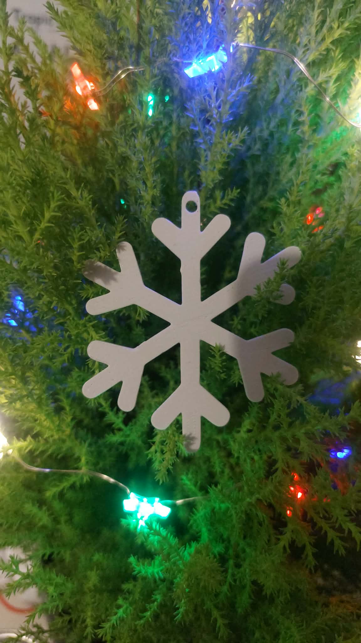 Snowflake for christmas tree