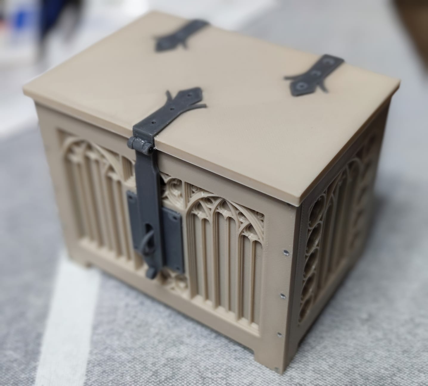 Medieval chest - playing card box
