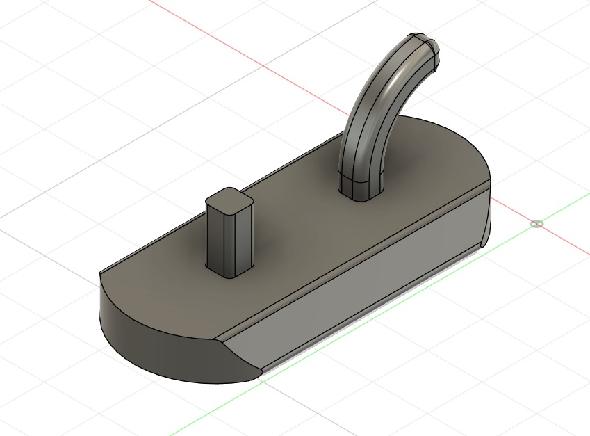 Miniatura 3 do modelo 3D Pegboard Mounting Slide