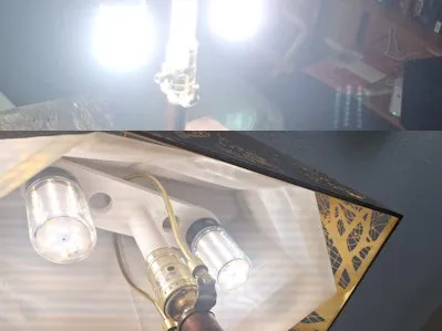 Dual Bulb Hanger - no power