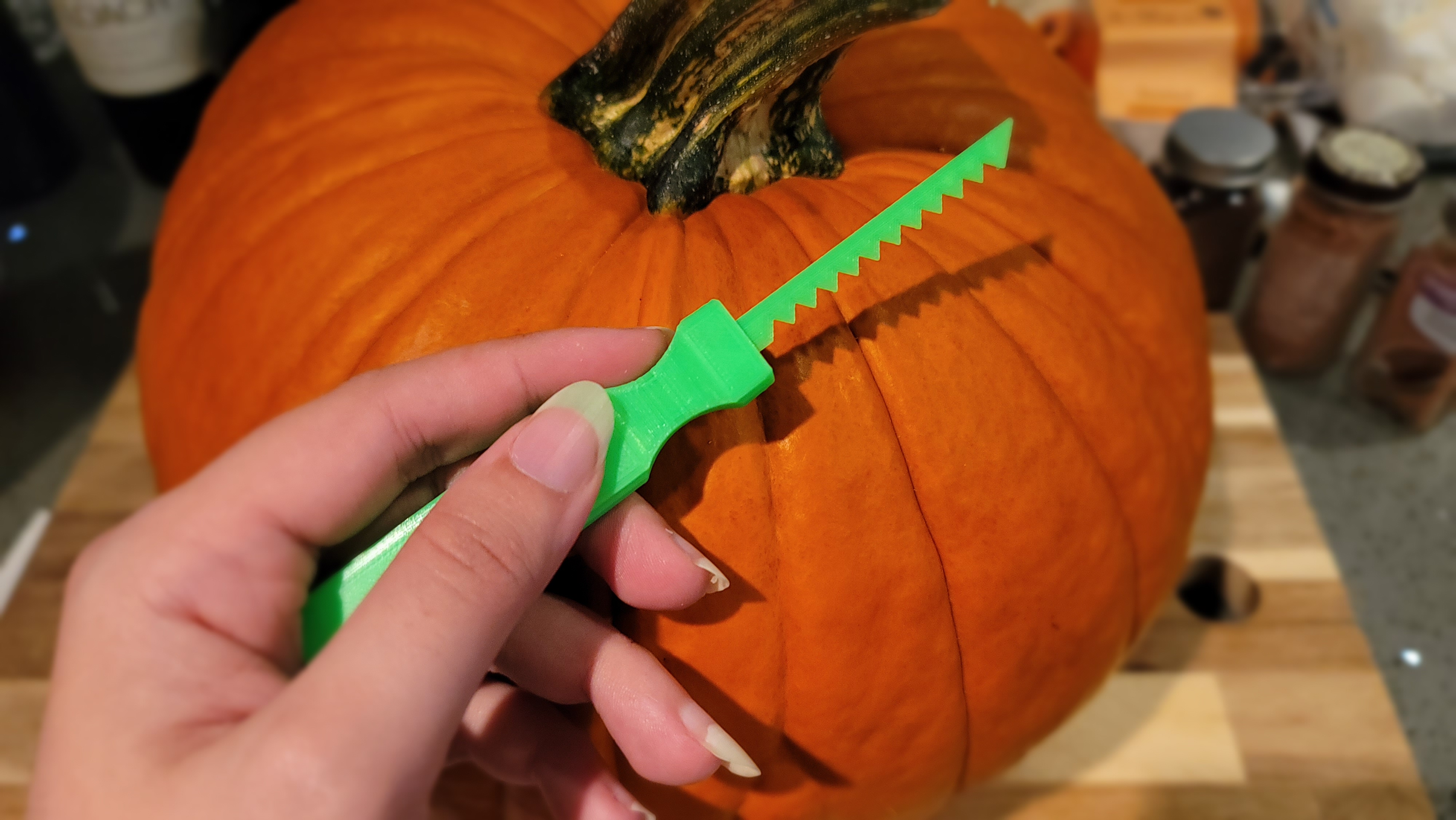 EZ Pumpkin Carving Saw FAST PRINT