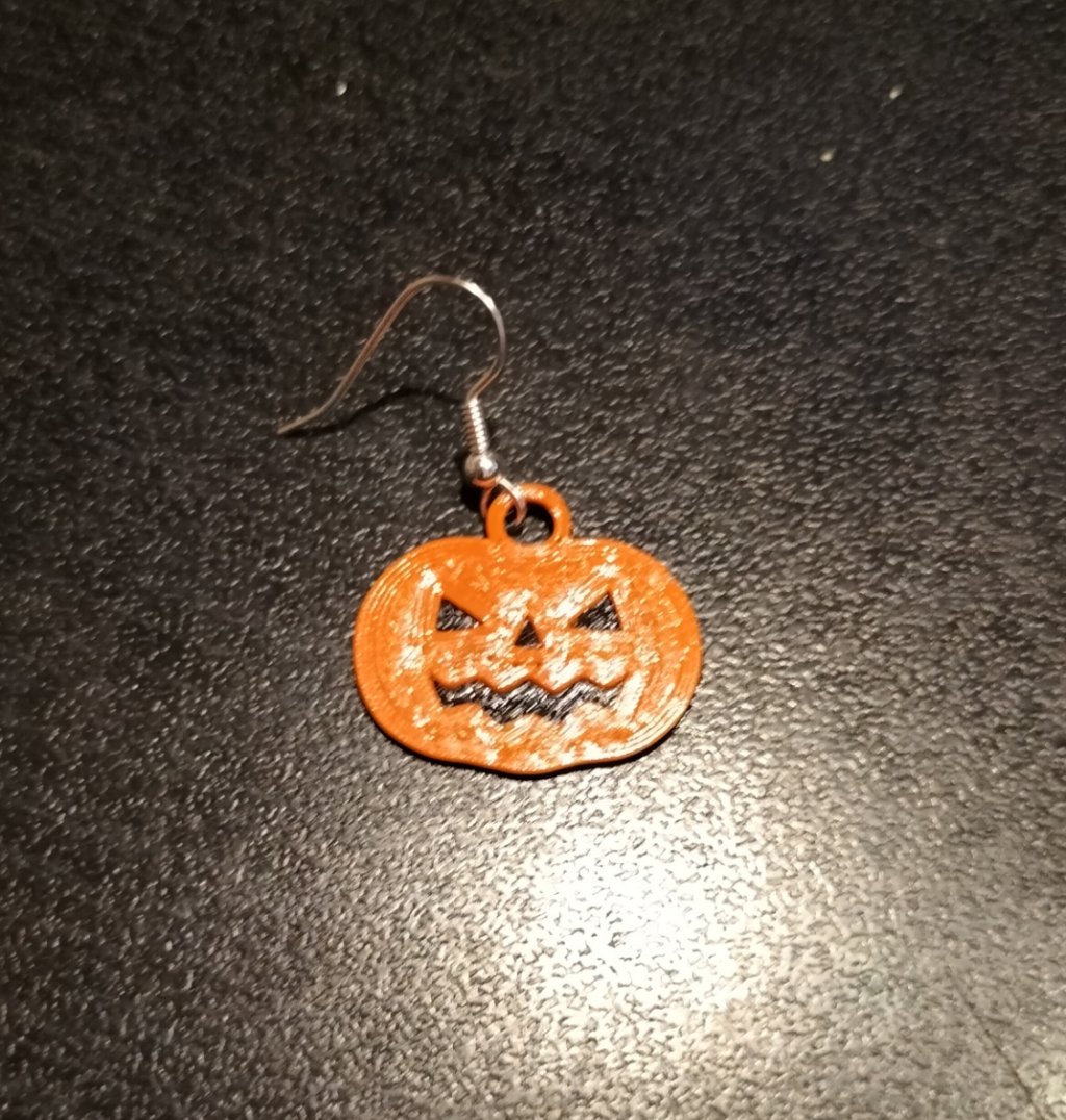 Pumpkin Ohrring / Earring