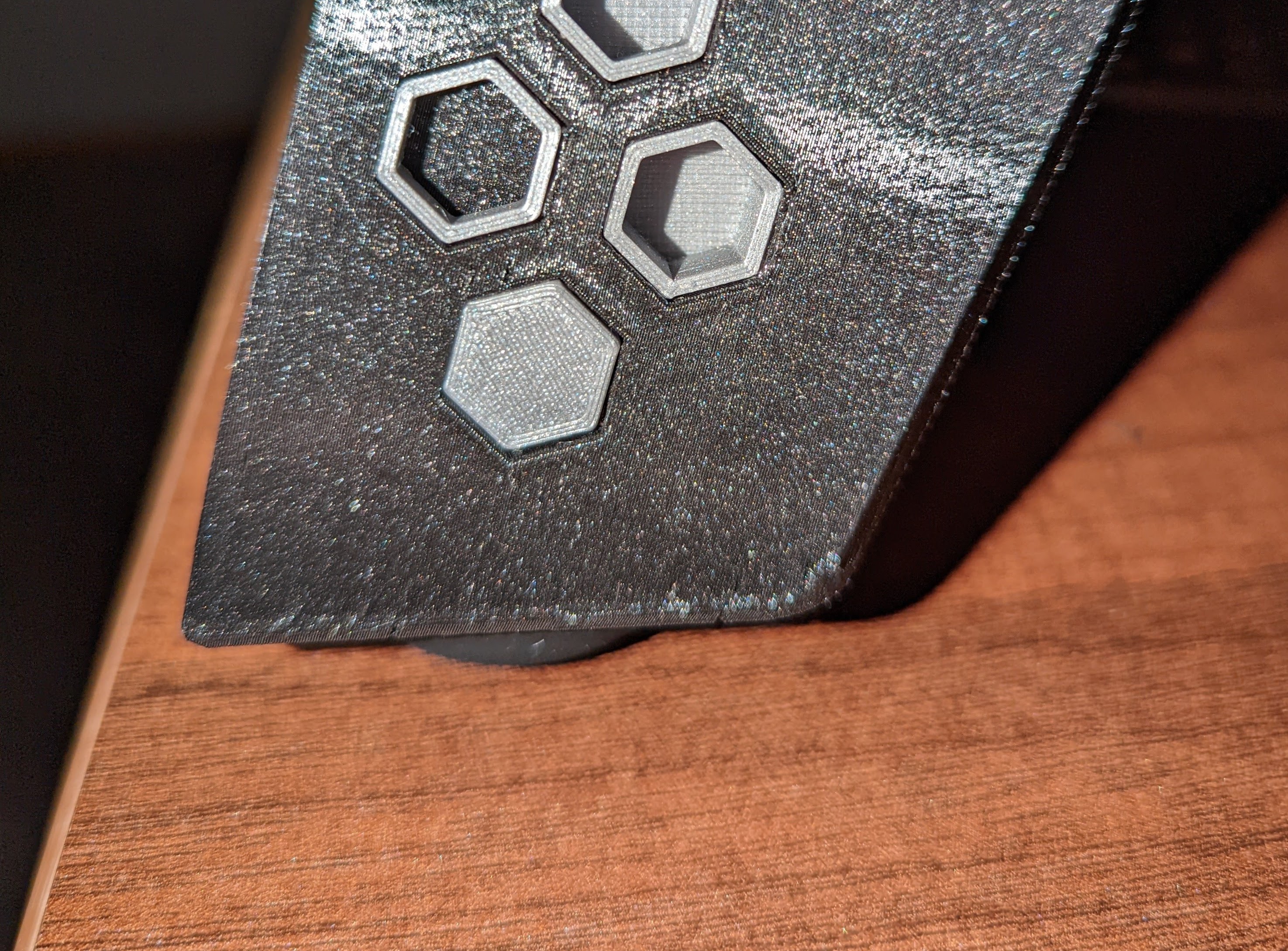 Hexagons with solid bottom/top for the Mini Base Squashball Legs — miniatura 3