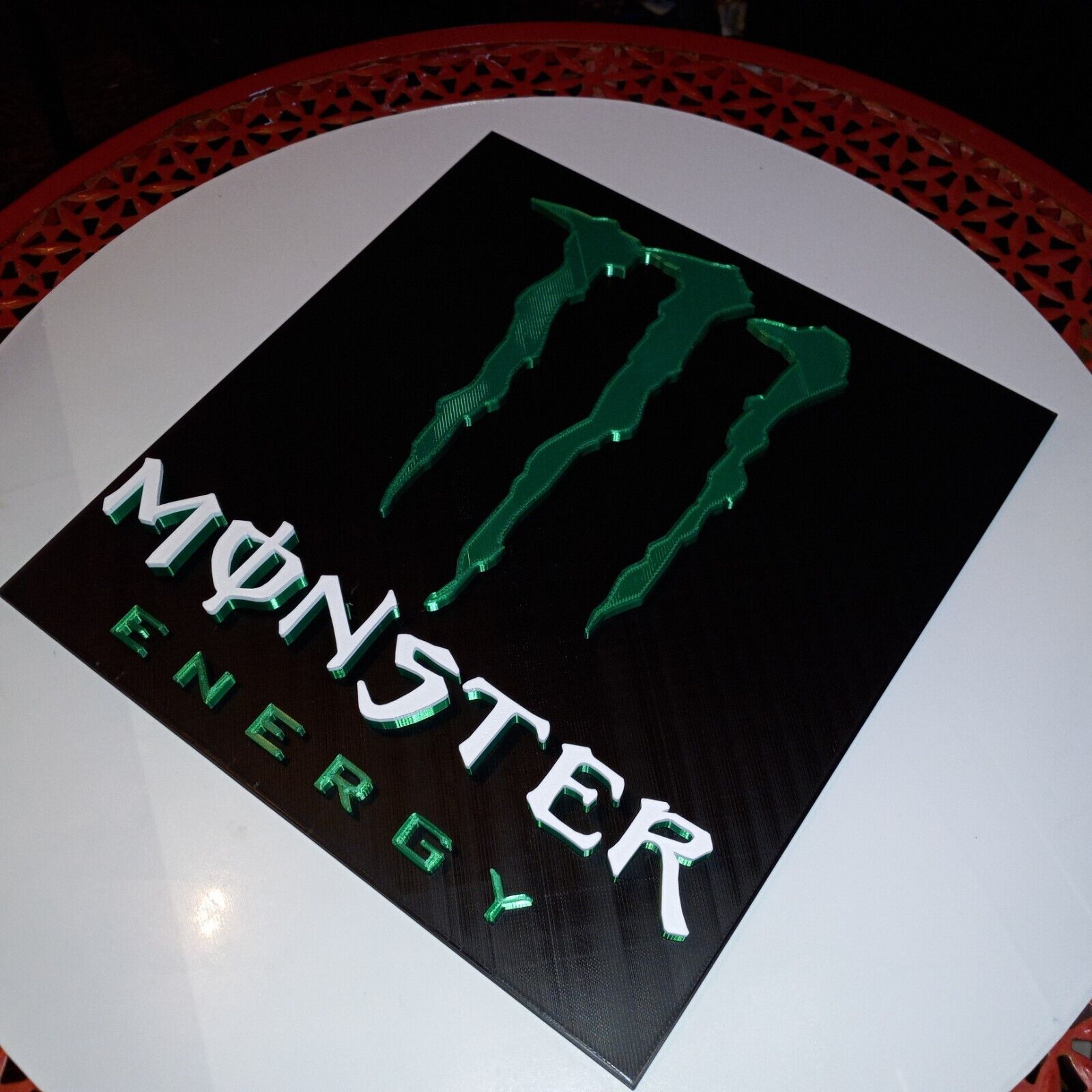 Monster Energy 2D Logo Sign by Spencer-3D | Download free STL model ...