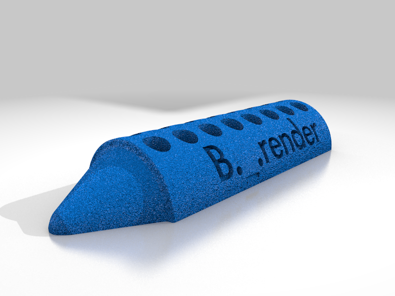 Crayon Holder In shape of crayon