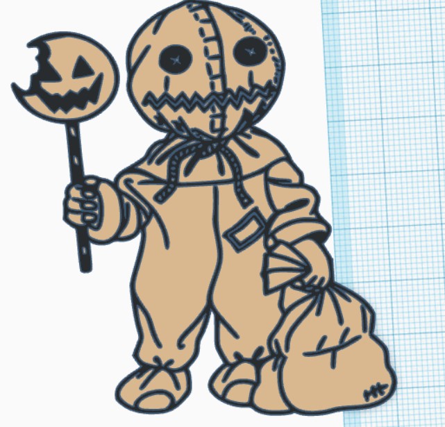 Sam Trickrtreat Keychain/charm