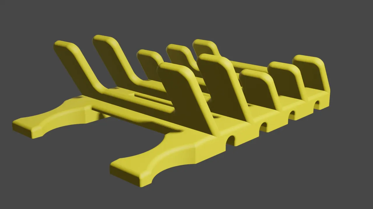 Multiple Phone and Tablet holder by LeoGon | Download free STL model ...