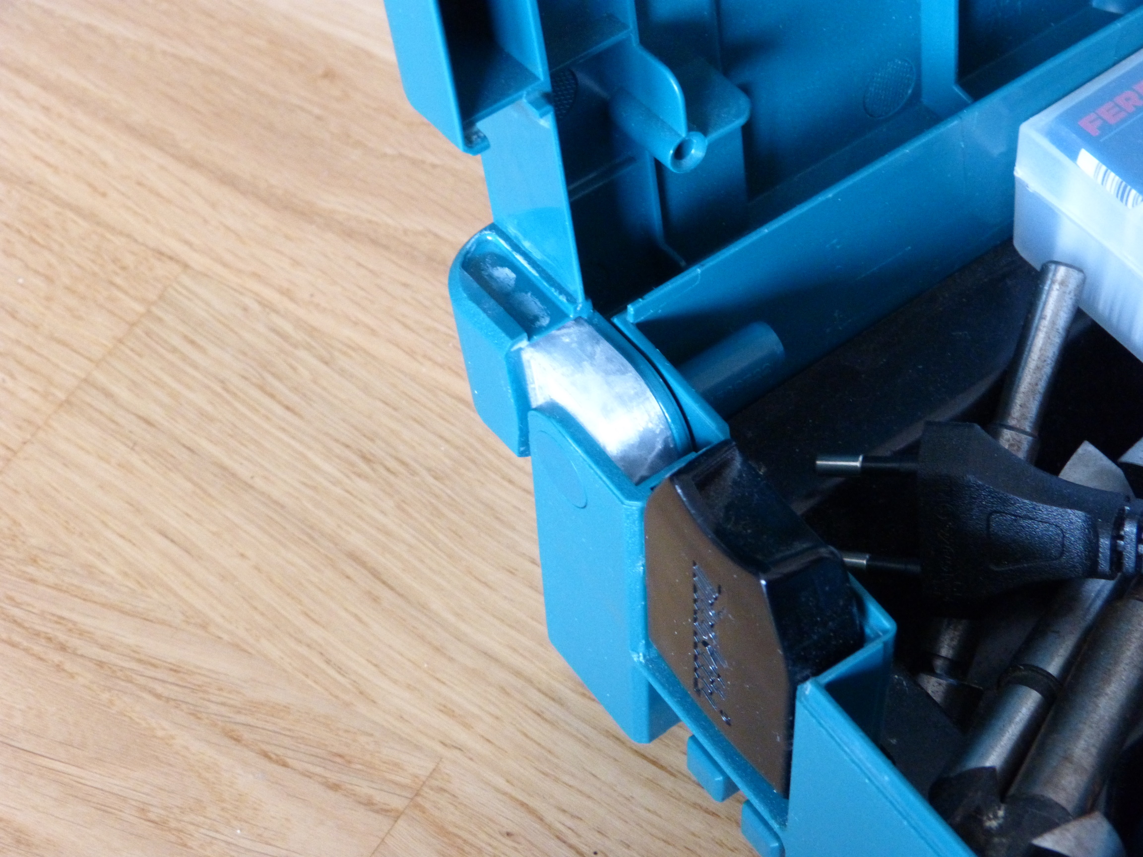 Makita Cordless Drill Case Hinge Repair/Reinforcement by smaier