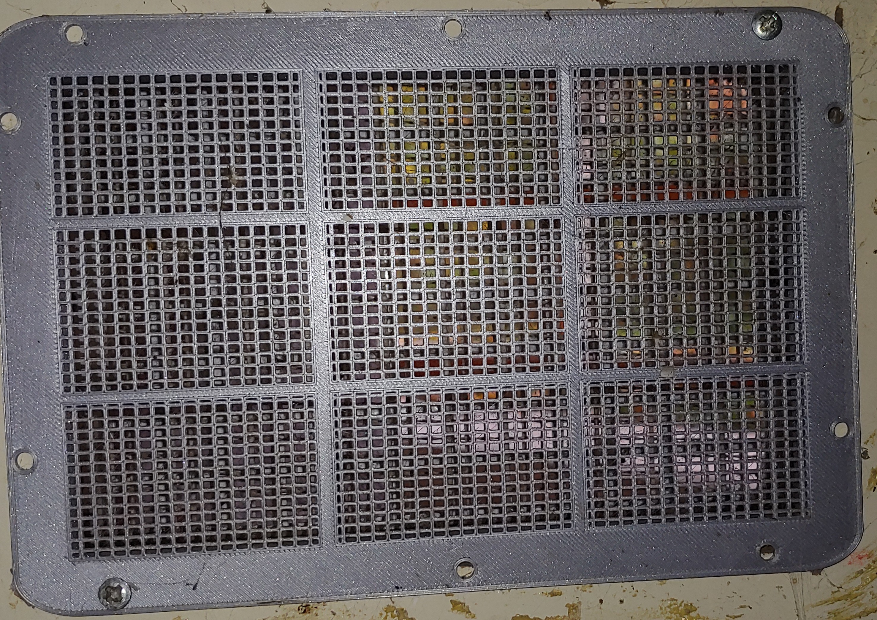 Ventilation Grid for Cellar Door