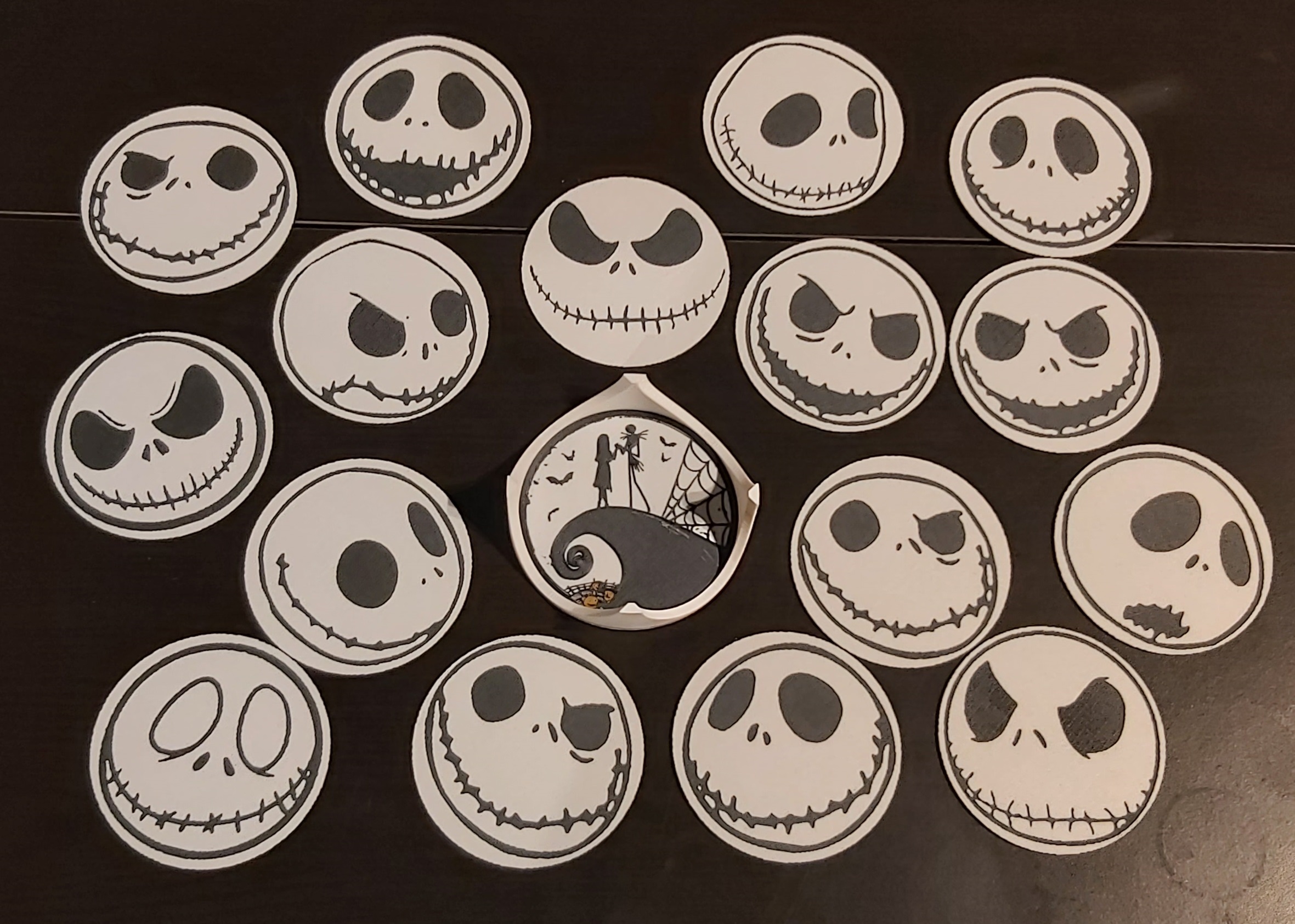 jack skellington coasters