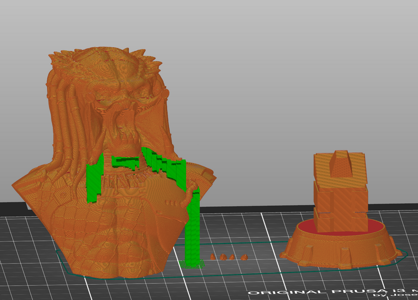 Miniatura 2 do modelo 3D Predator Bust