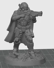 Oath Sword Bastion Knight with pulse rifle