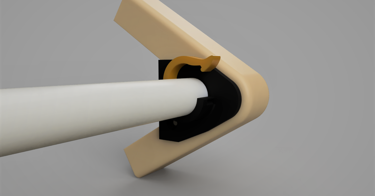 Industrial plastic roll dispenser by David3Design Download free STL