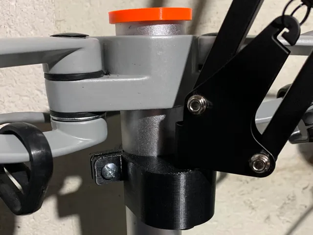 Monitor stand clamp-on microphone boom holder