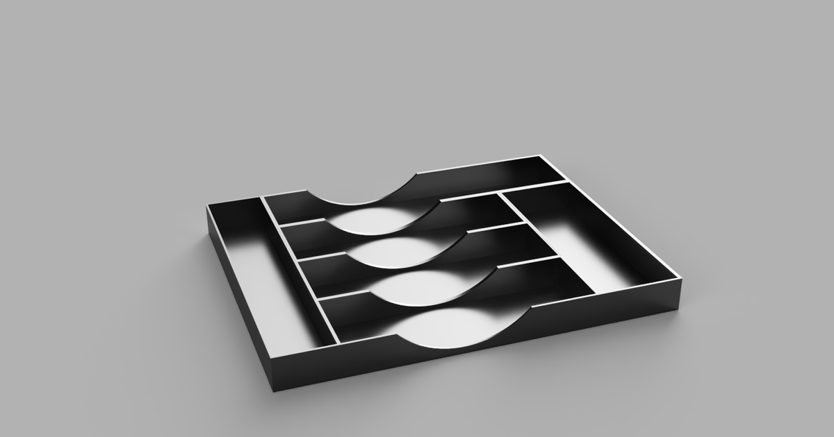 Kitchen utensil holder (12.5" x 16") by IkoJames Download free STL