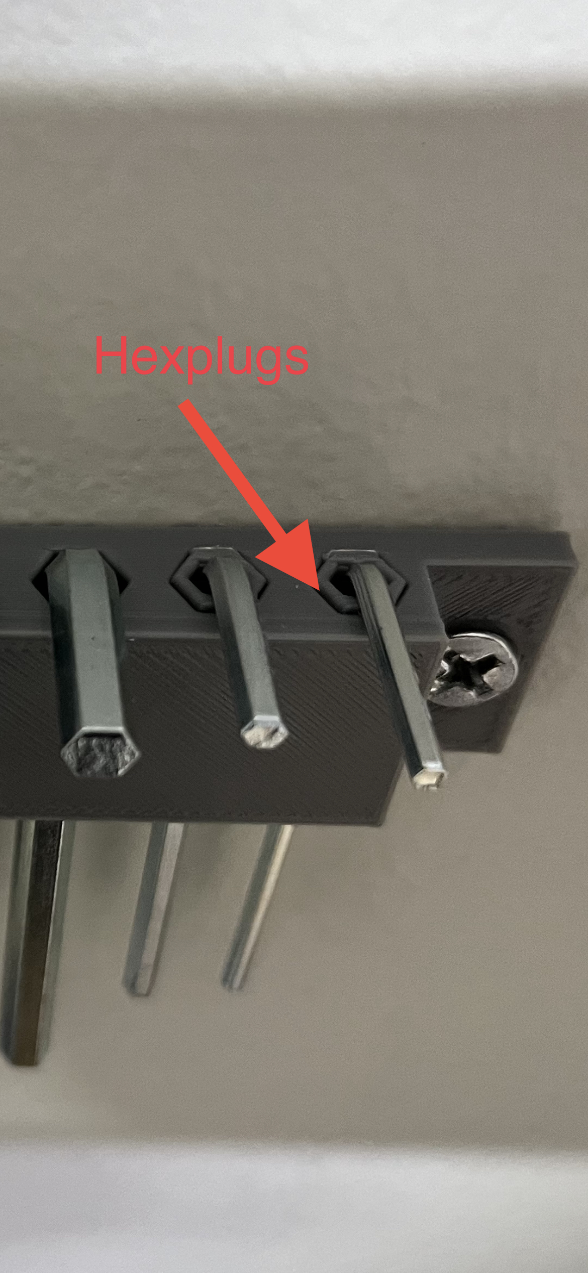 Wall mounted allen key / hex key holder by 3DJourney Download free