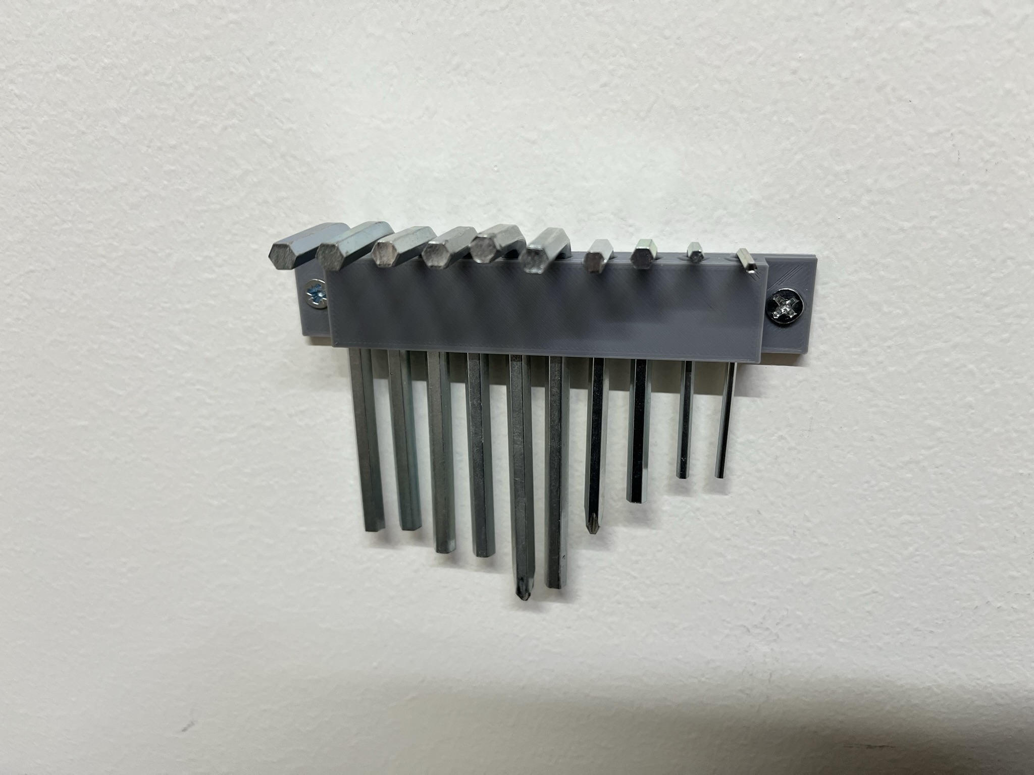 Wall Mounted Allen Key Hex Key Holder By 3DJourney Download Free 