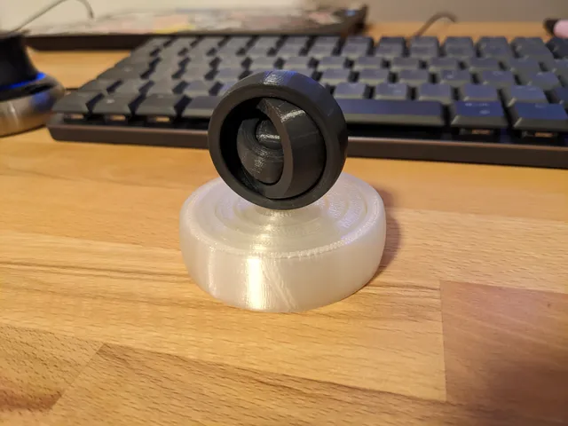 Rotating Rings Toy compact version