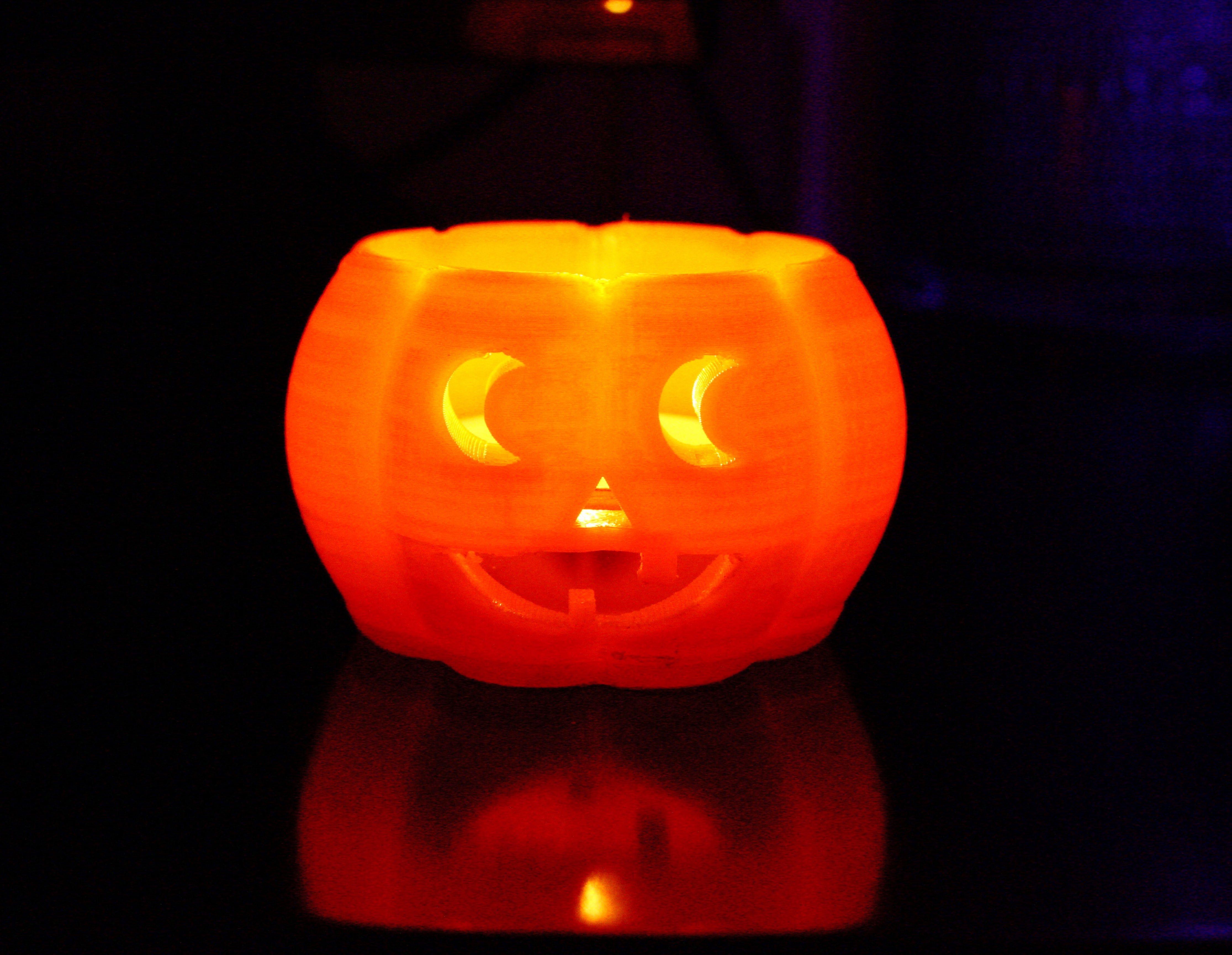 Pumpkin Tealight Candle Cover