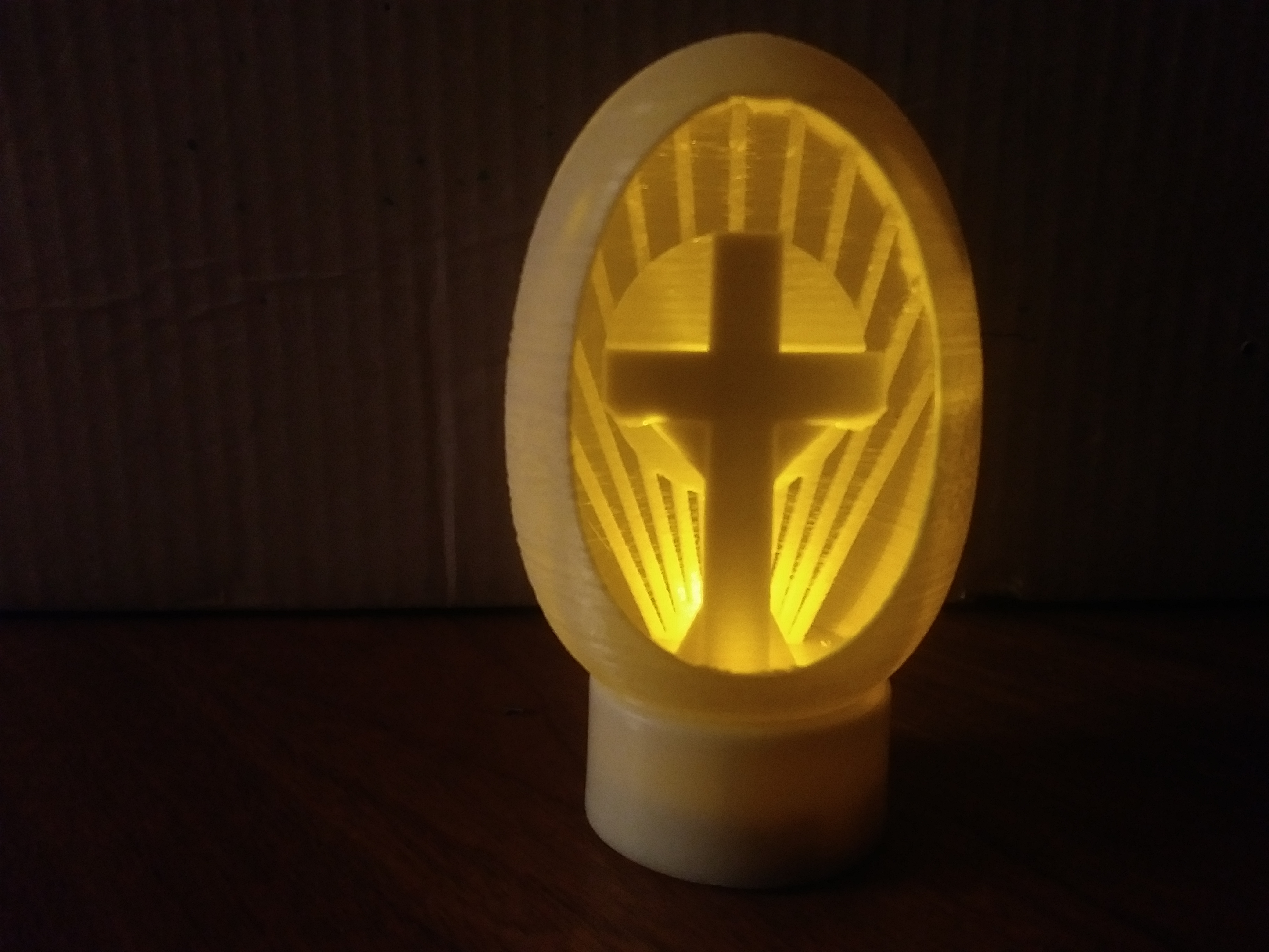 Miniatura 5 do modelo 3D Easter Egg Tea Light Cross