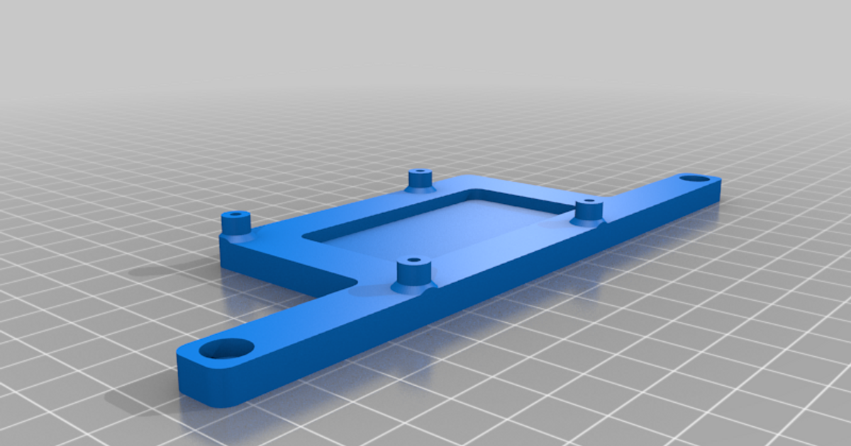 P5 Panel Raspberry Pi Mount by agent462 | Download free STL model ...