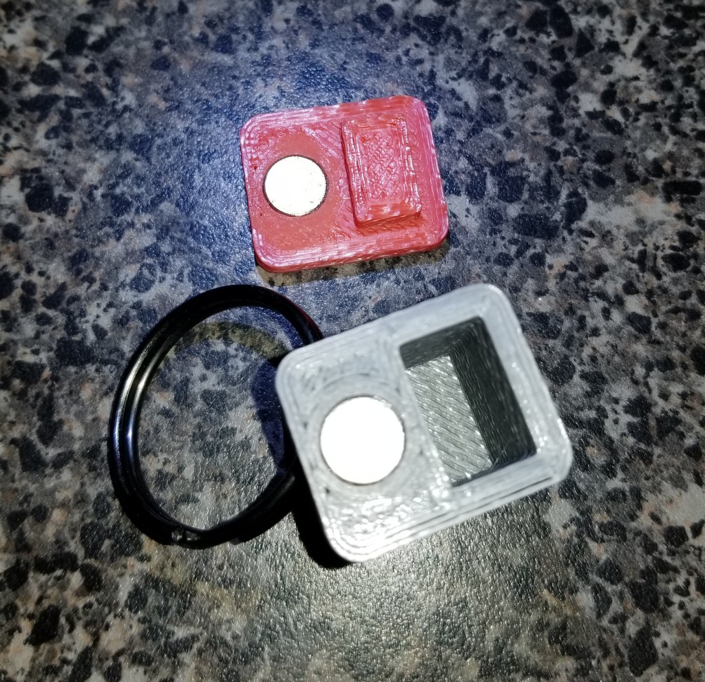 Keychain Square box by DBoyds | Download free STL model | Printables.com