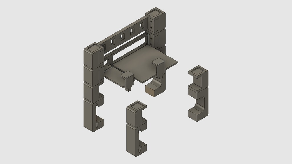 Ubiquiti Mini Rack by Mike G. | Download free STL model | Printables.com