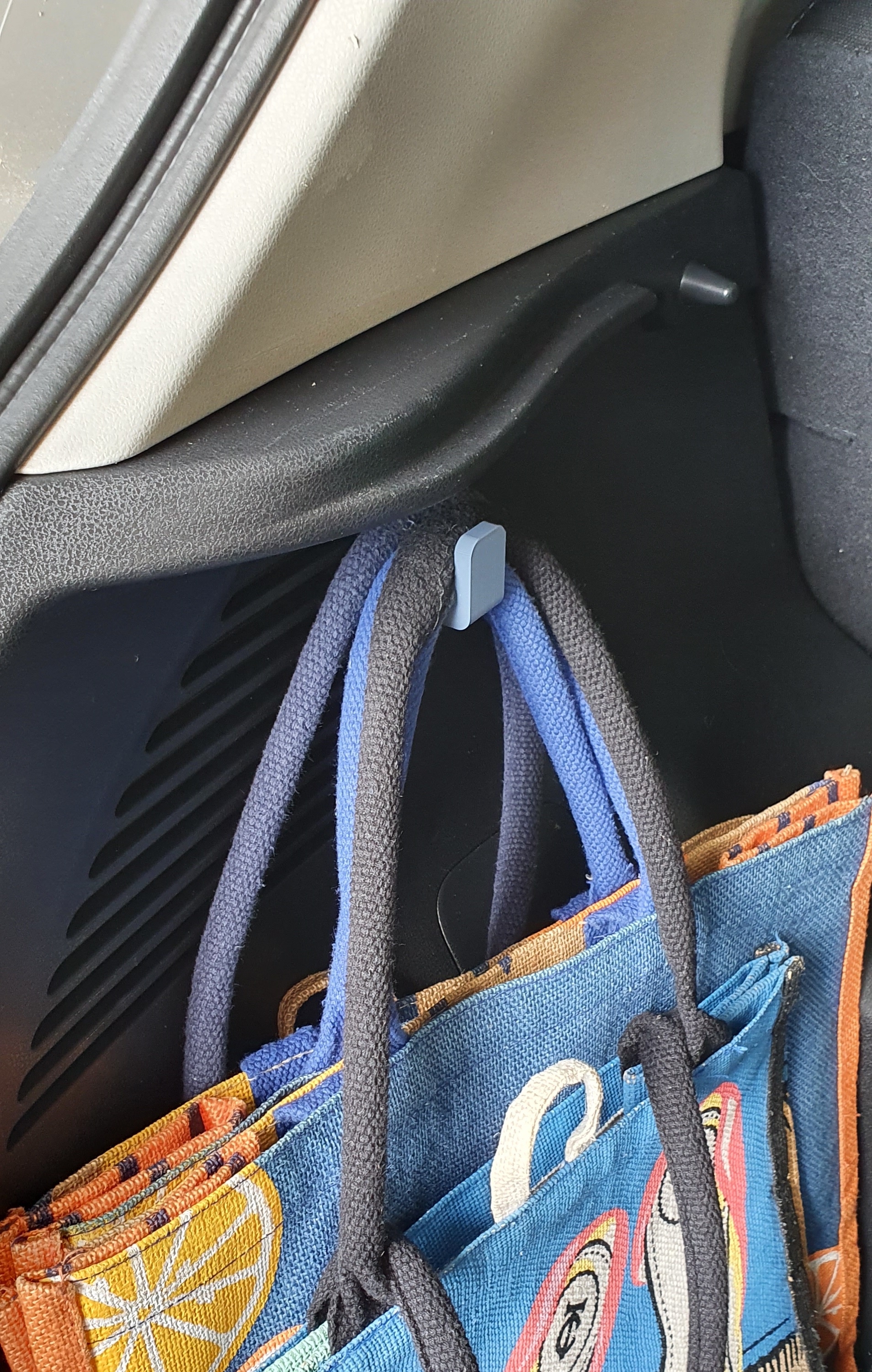 Nissan Leaf bag hook