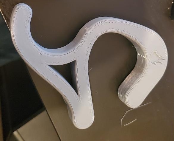 PieSupplies desk hook vertical
