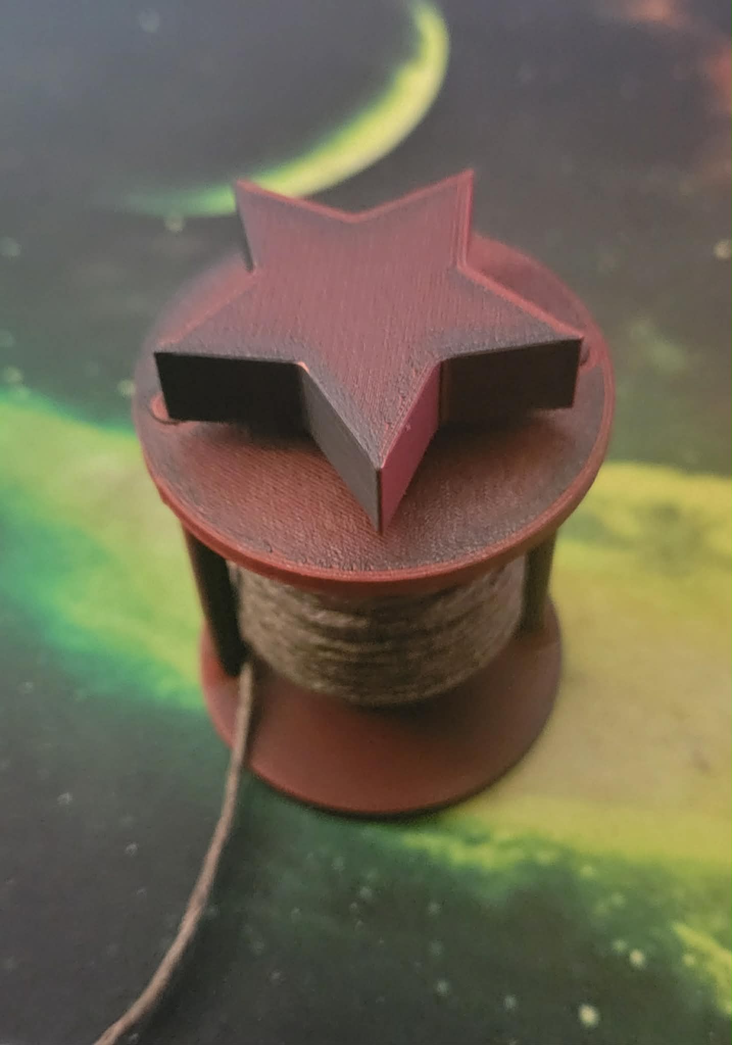 Hemp Wick Dispenser - Star Knob