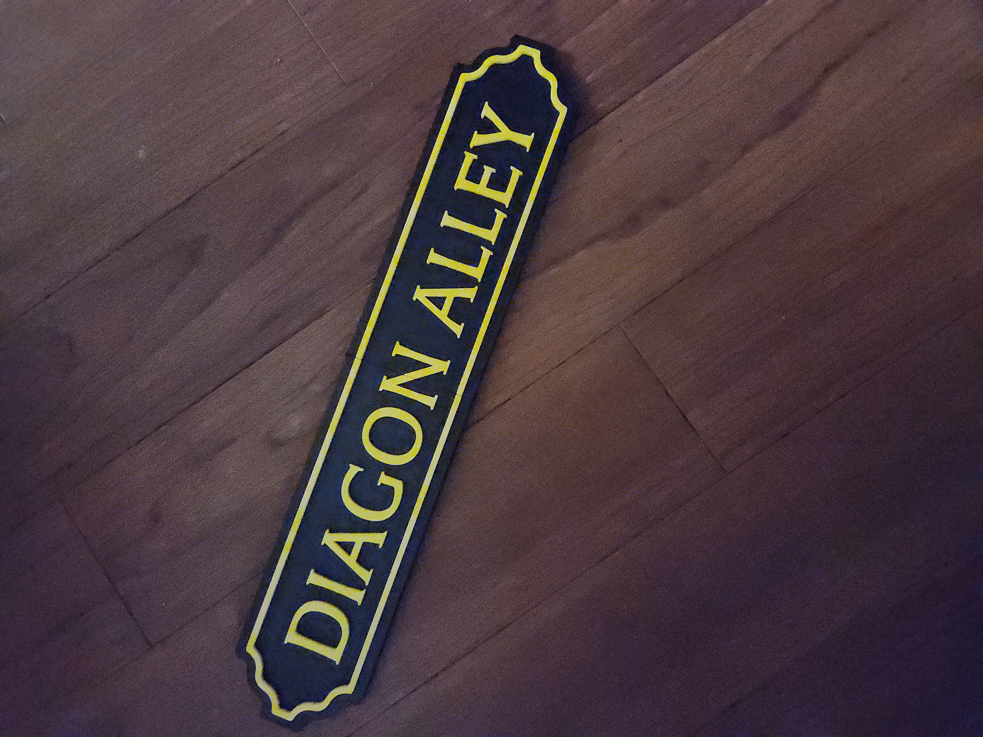 Harry Potter Diagon Alley Sign