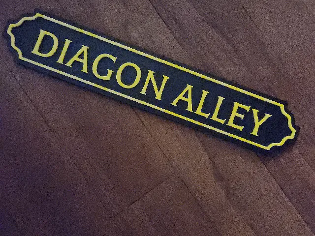 Harry Potter Diagon Alley Sign