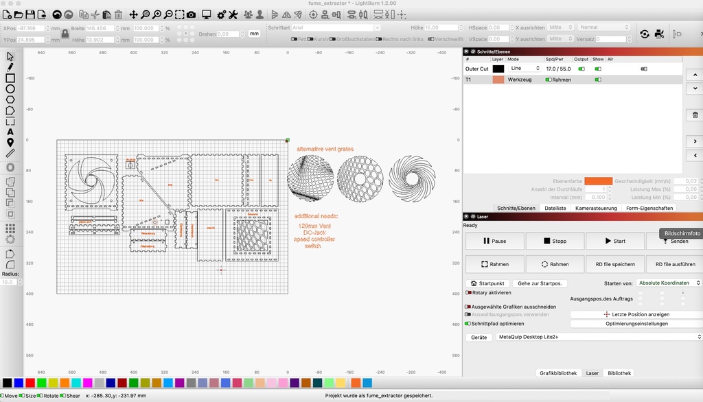 lasercut fume extractor — miniatura 5