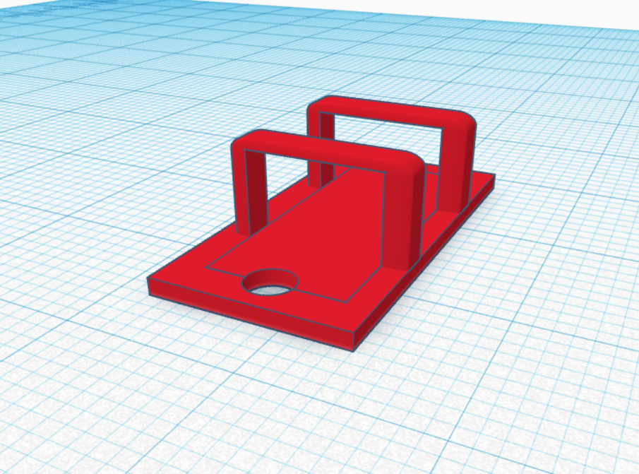 Cable manager for Lightning port w/ M3 screw holes