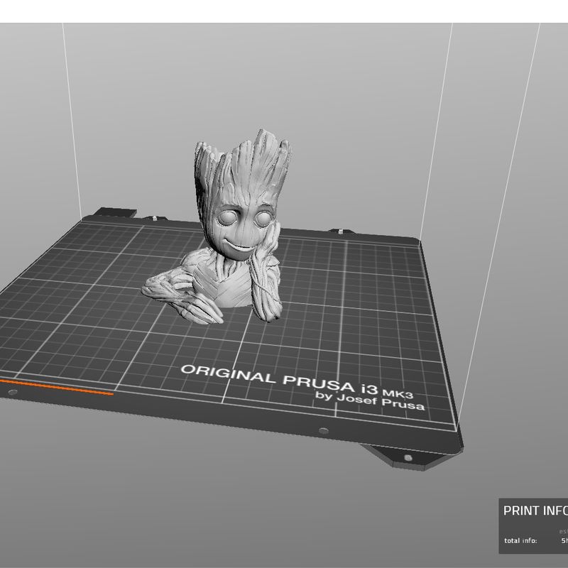 Baby Groot H:10cm by MarkL | Download free STL model | Printables.com