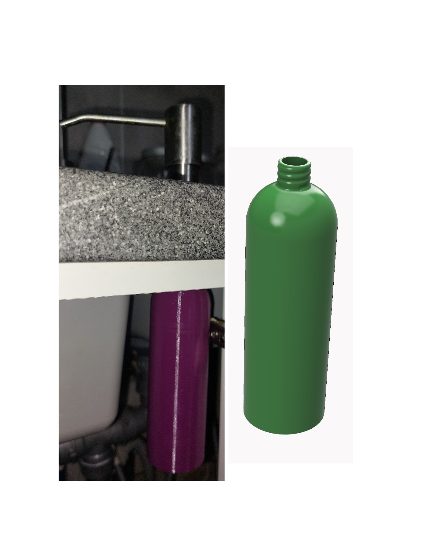 Dishwashing Liquid Dispenser Bottle replacement by livius Download