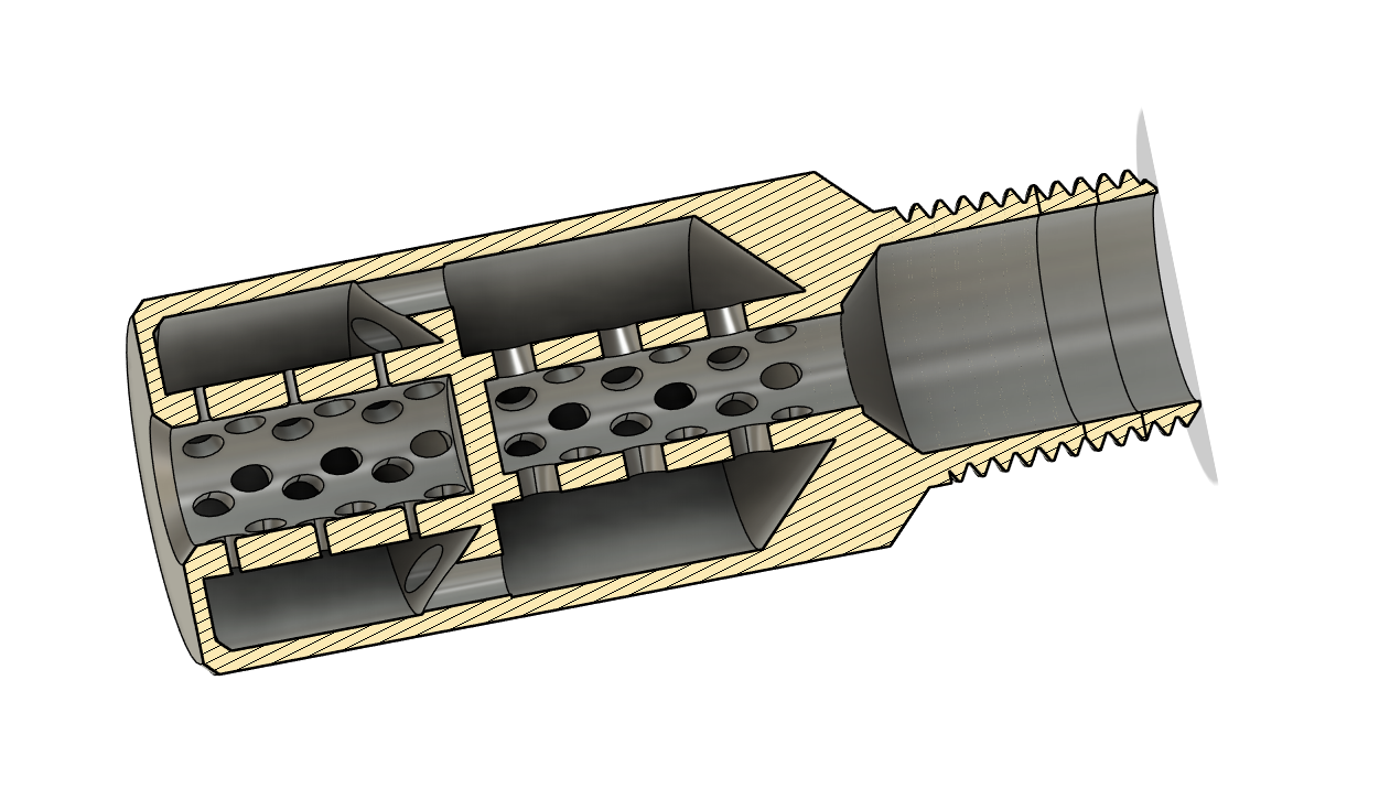 1/2 Npt air line muffler