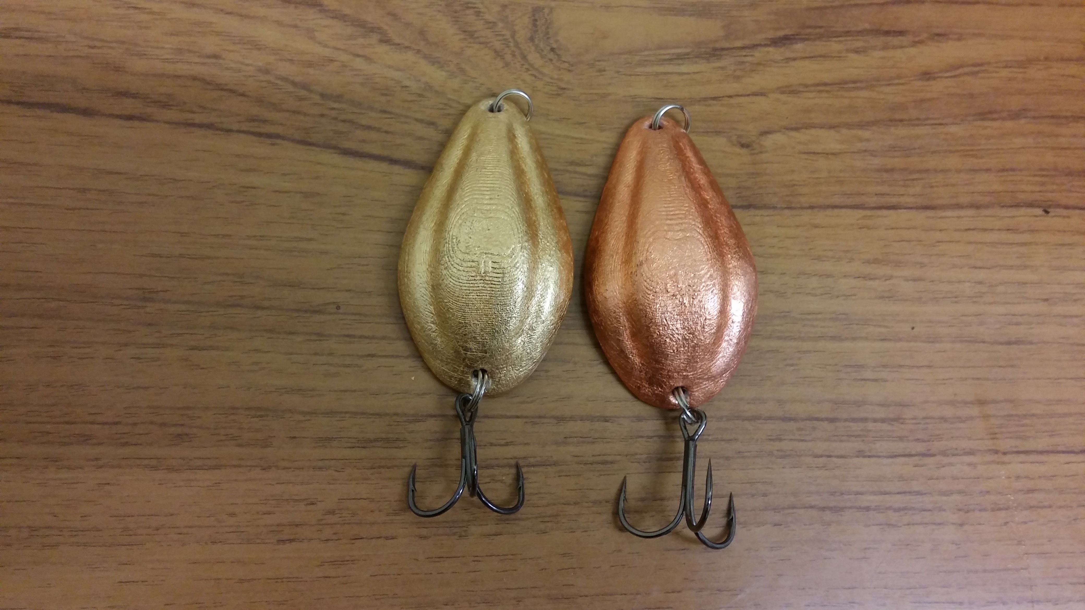 Fishing spoons / lures for pike by Marius C. Download free STL model