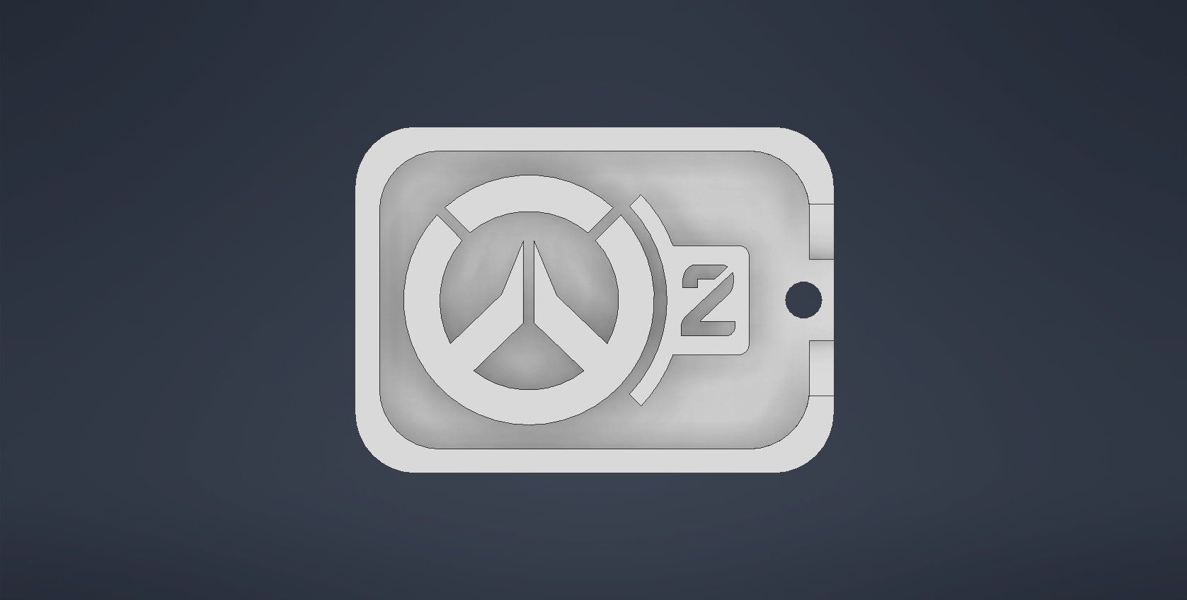Simple Overwatch 2 Keychain (2 types)