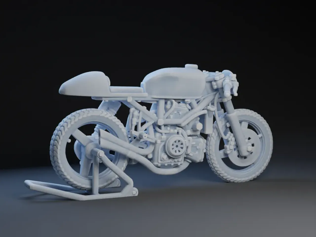 3D cafe racer custom build model - TurboSquid 1560236