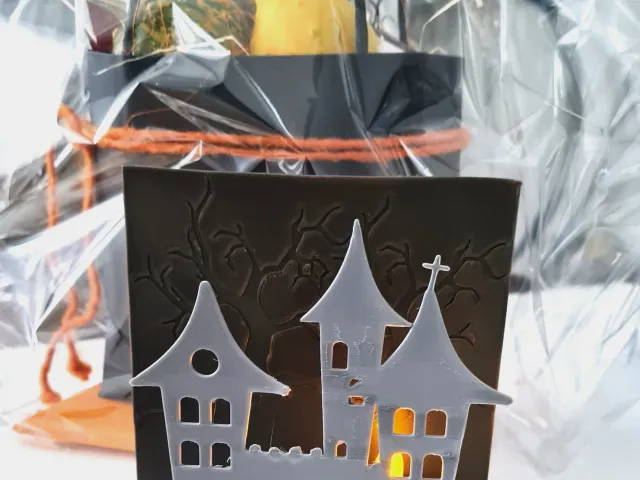 Halloween candle light
