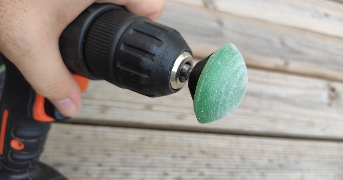 Sanding drill attachment by Zumkellerspace Download free STL model