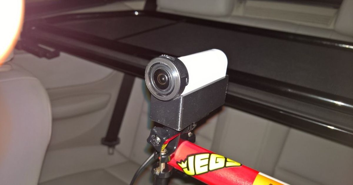 Sony Action Cam Holder for Gopro Mount by muddtt Download free STL