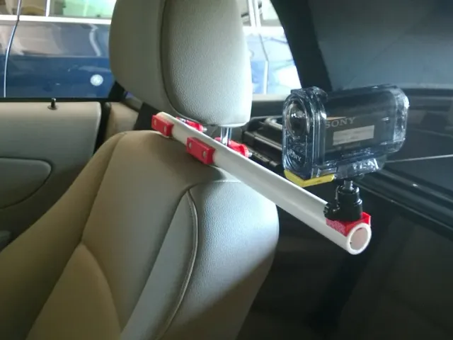 Action Camera Headrest Mount