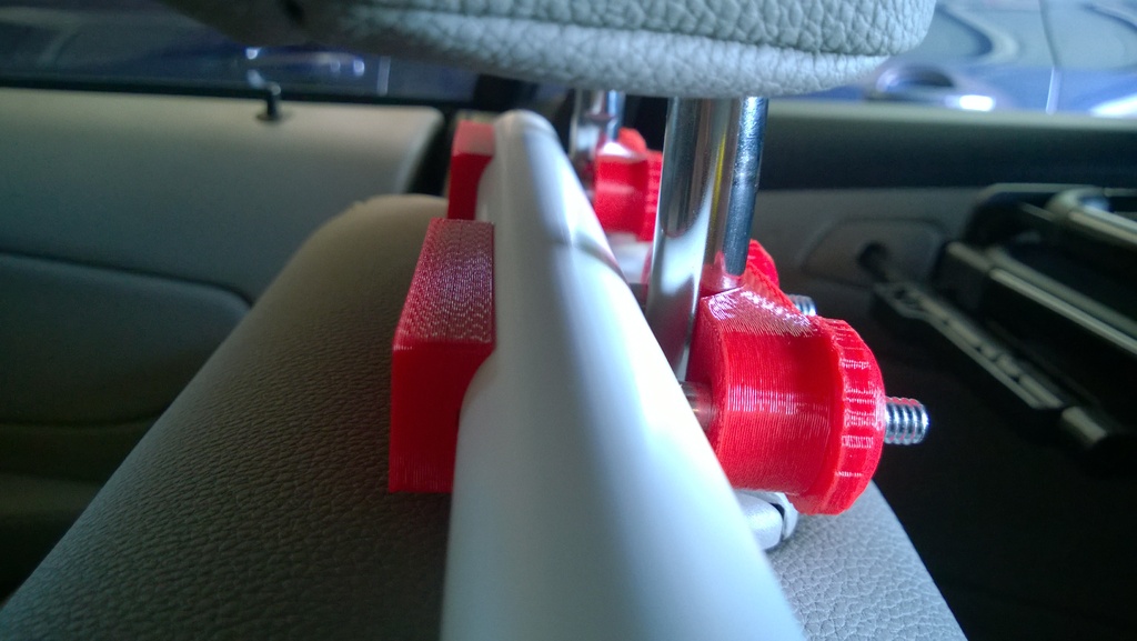 Action Camera Headrest Mount by muddtt Download free STL model