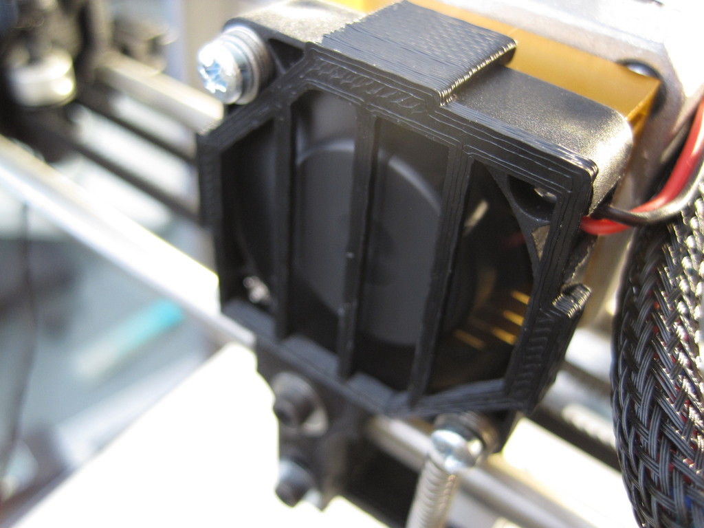 Solidoodle Clip On 40mm Fan Guard by muddtt | Download free STL model ...