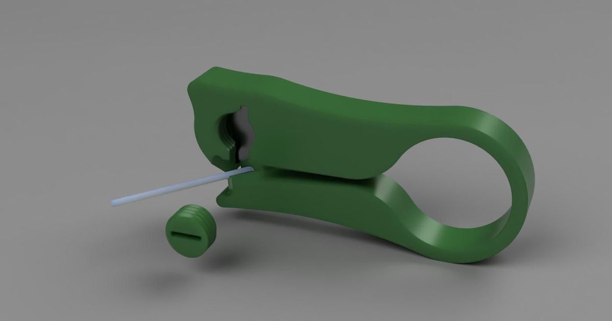Filament Cutter 45° by Claus Download free STL model